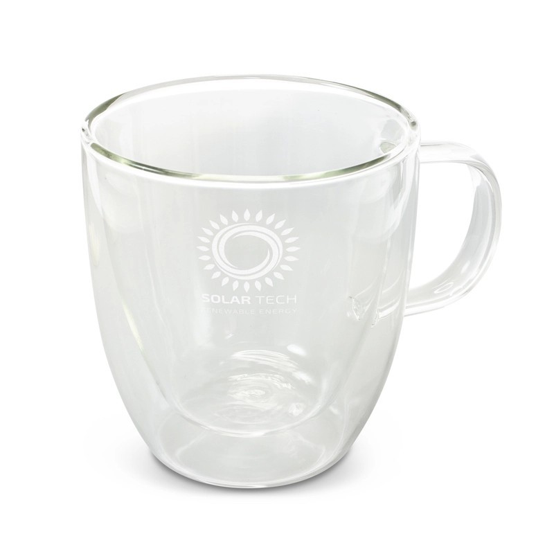 Riviera 310ml Glass Double Wall Cup
