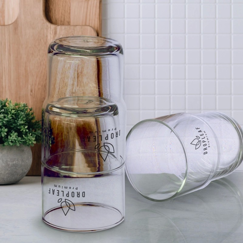 Deco 460ml Stackable Glass