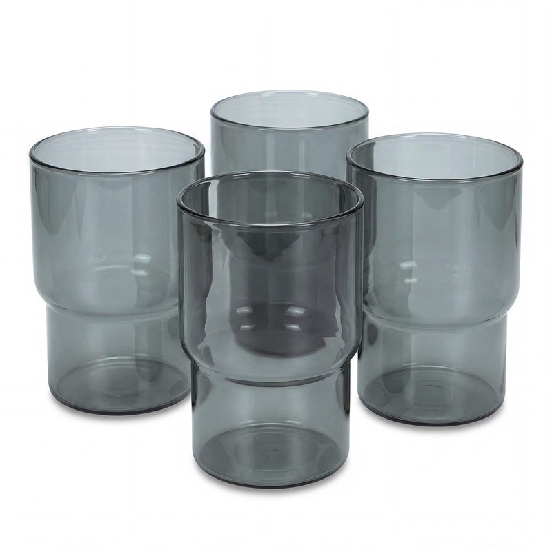 Keepsake Arlo 4 Piece 350ml Glass Tumbler Set