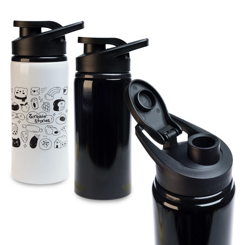 Amore Junior 500ml Free Flow Lid Aluminium Drink Bottle
