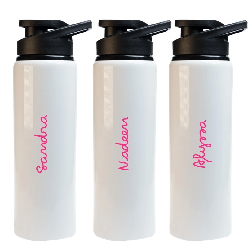 Amore 750ml Free Flow Lid Aluminium Drink Bottle
