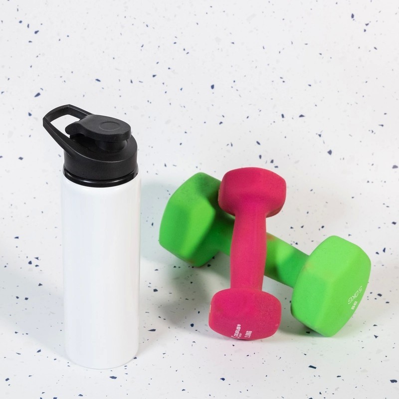 Amore 750ml Free Flow Lid Aluminium Drink Bottle