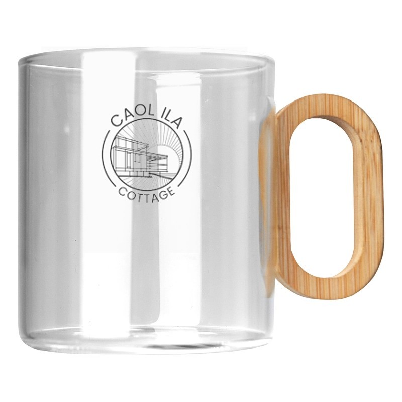 Cottage 330ml Glass Coffee Cup