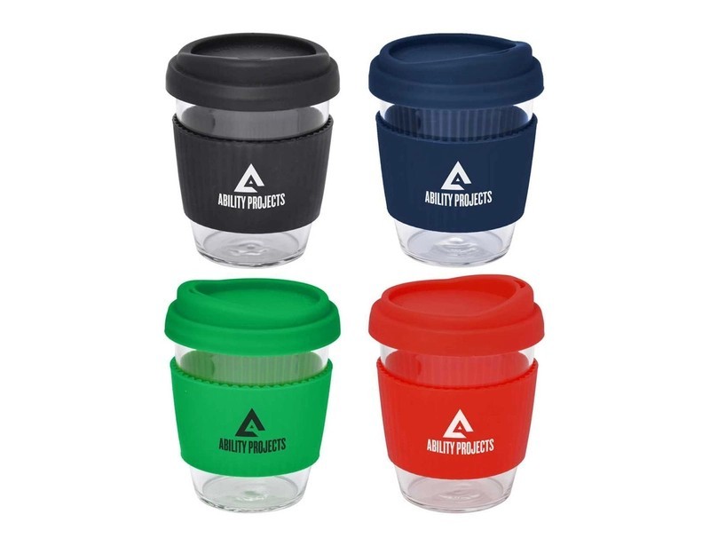 Cafe 390ml Borosilicate Coffee Cup