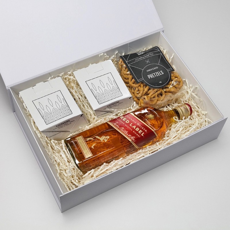 Classic Whisky Paper Gift Set