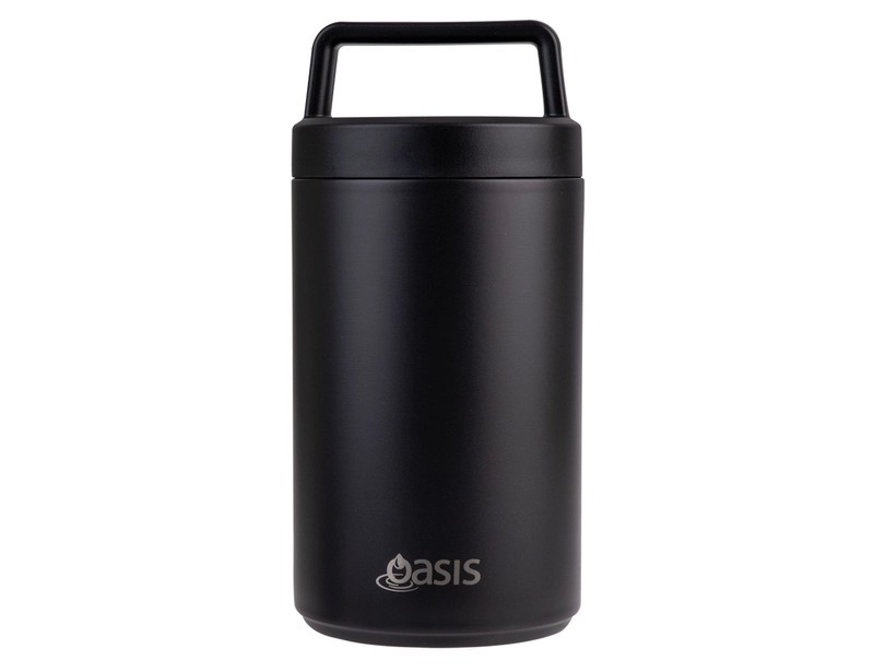 Oasis 700ml Stainless Steel Vacuum Food Flask with Spoon